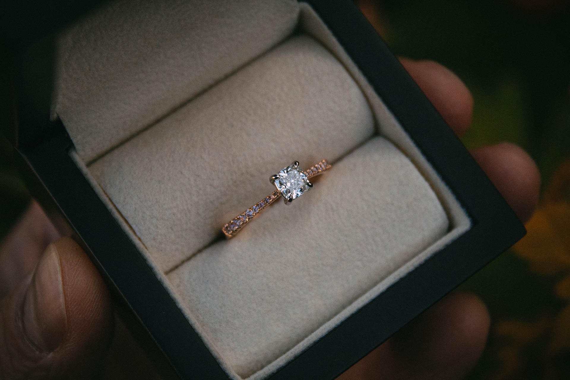 Pink argyle diamond ring on sale