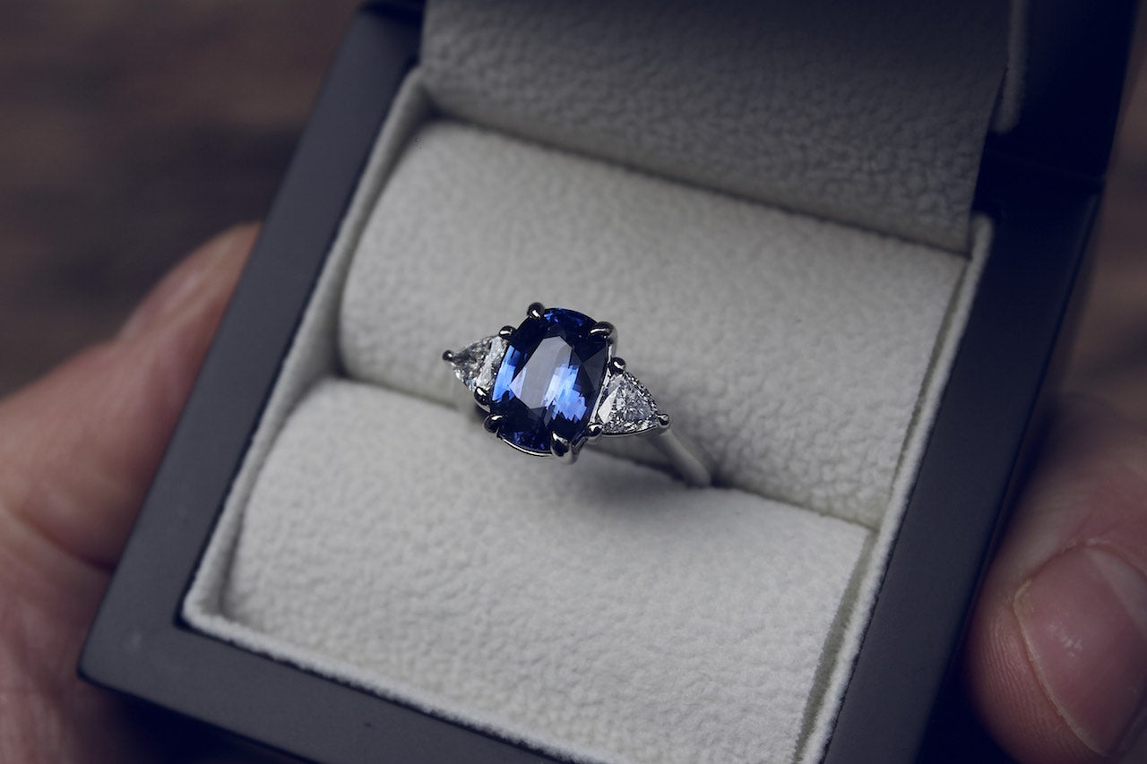 Ceylon Sapphire Diamond Ring Moira Patience Fine Jewellery
