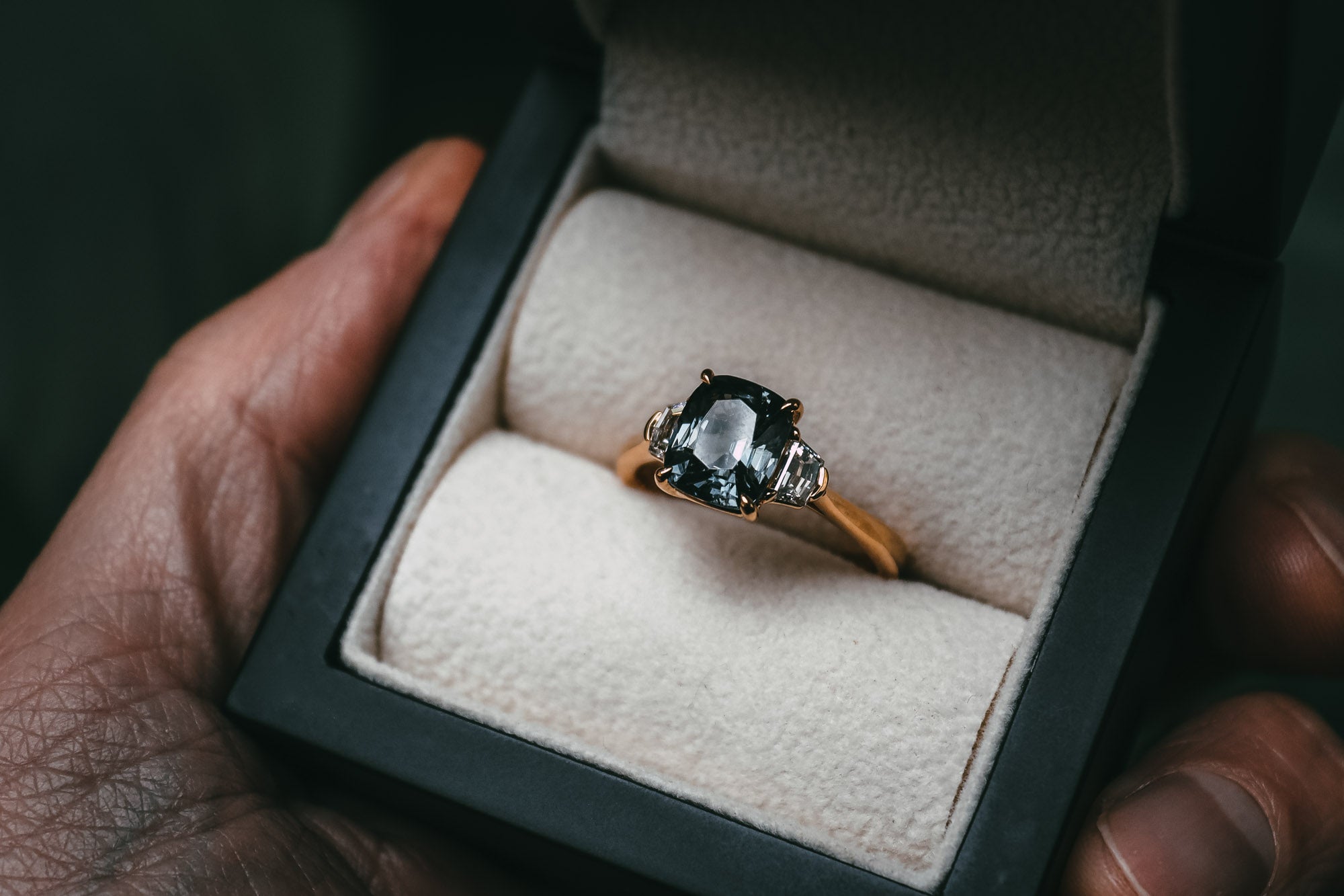 Spinel Diamond Engagement Ring Moira Patience Fine Jewellery