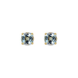 Aurora Natural Blue Topaz Stud Earrings