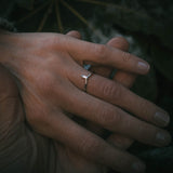 Baguette Diamond V-Shaped Band