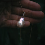 Fireball Pearl & Diamond Pendant