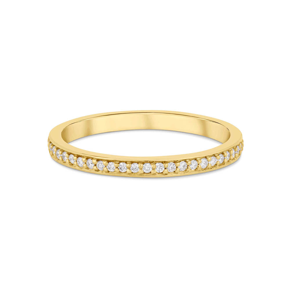 Moira Patience Fine Jewellery Pave Set Diamond Wedding Band