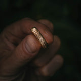 Silver Birch Wedding Band
