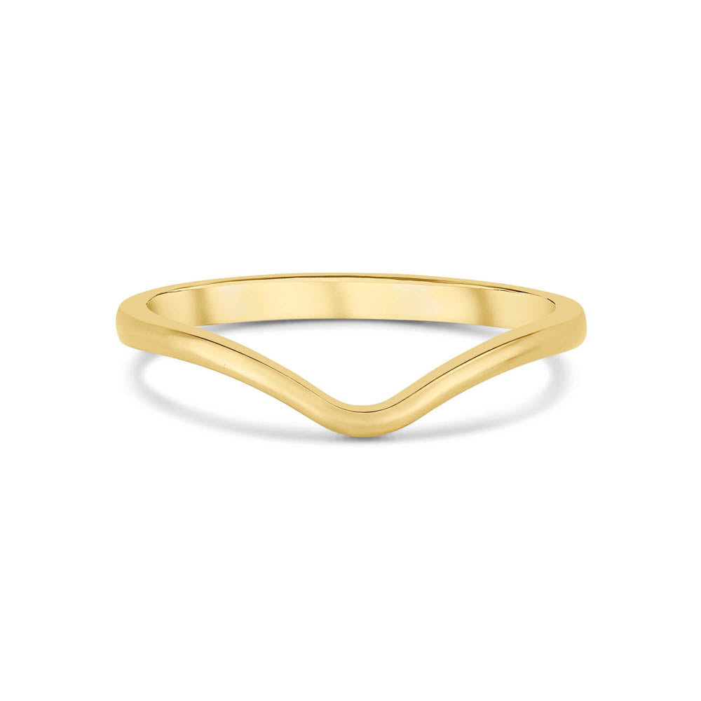 Moira Patience  U-shaped fitted wedding band