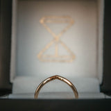 Moira Patience V-shaped fitted wedding band