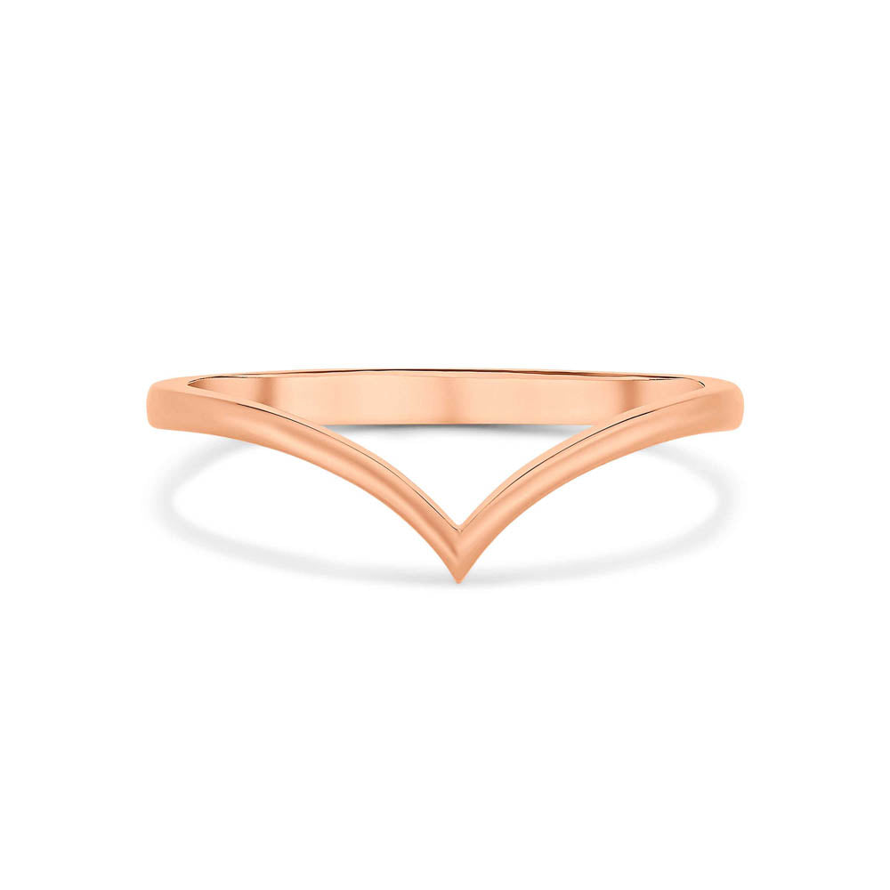 Moira Patience V-shaped fitted wedding band