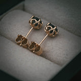 Petal Teal Sapphire Studs