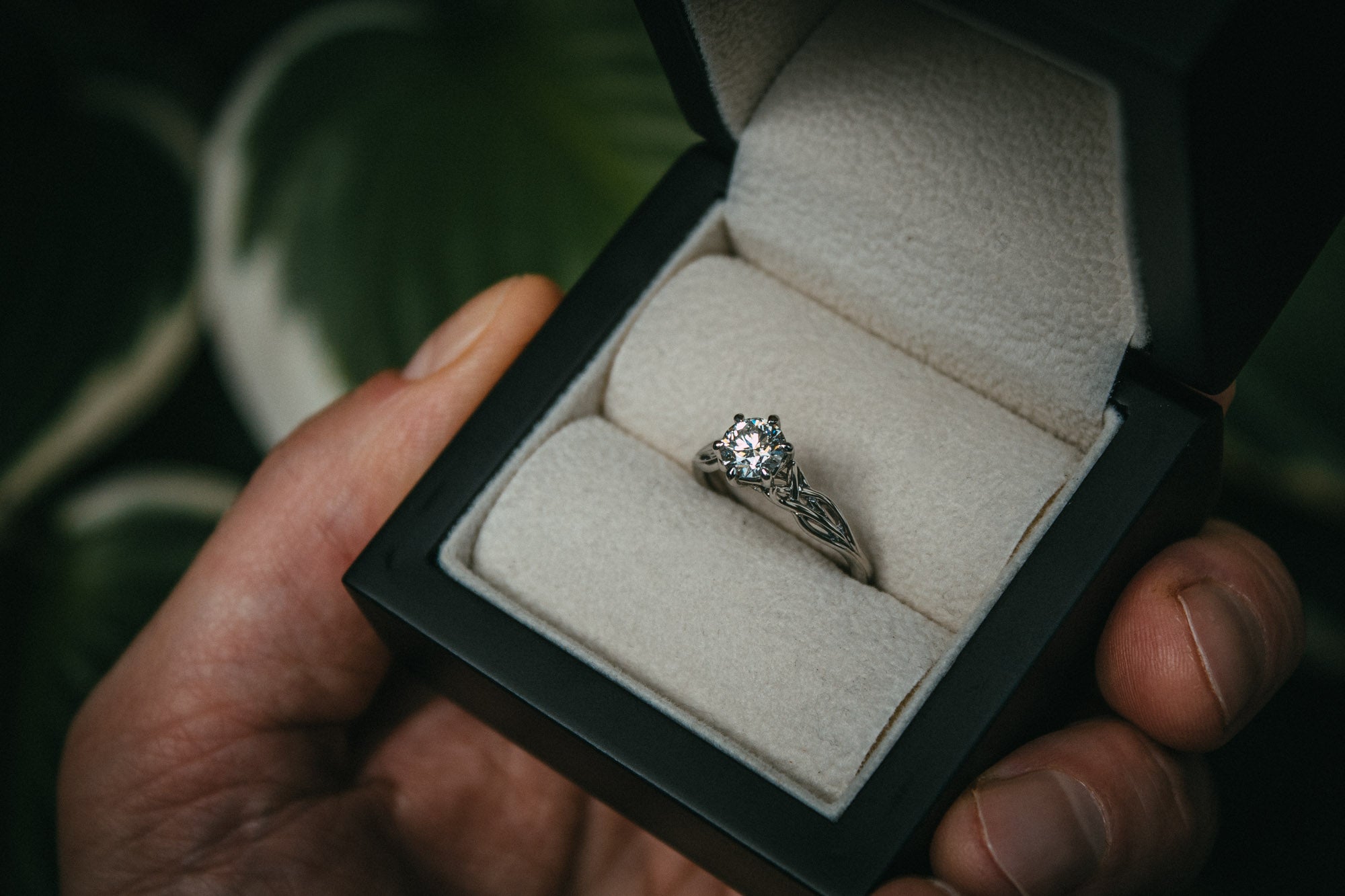 Bespoke Celtic Diamond Engagement Ring