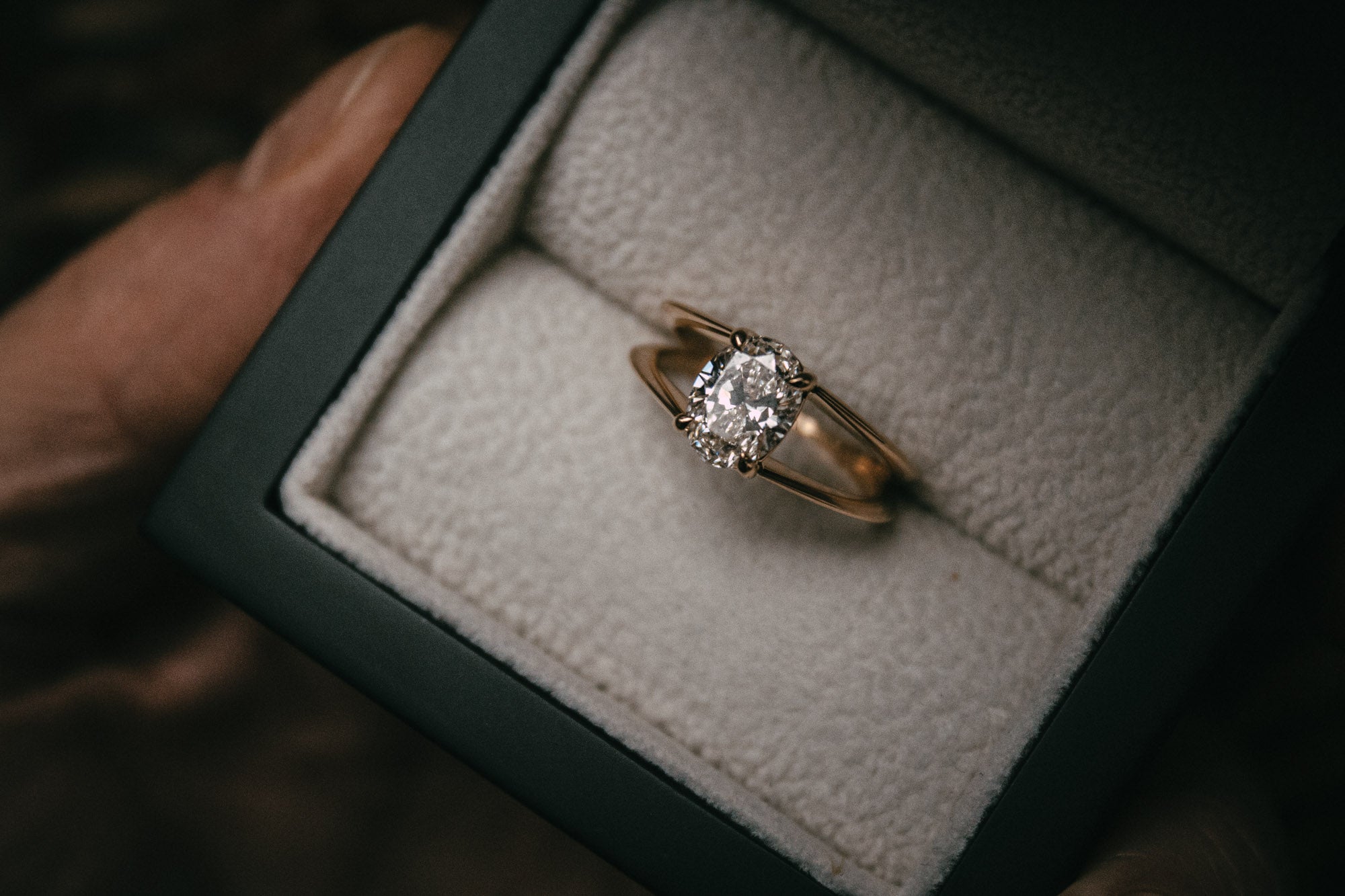 Oval Diamond Engagement Ring