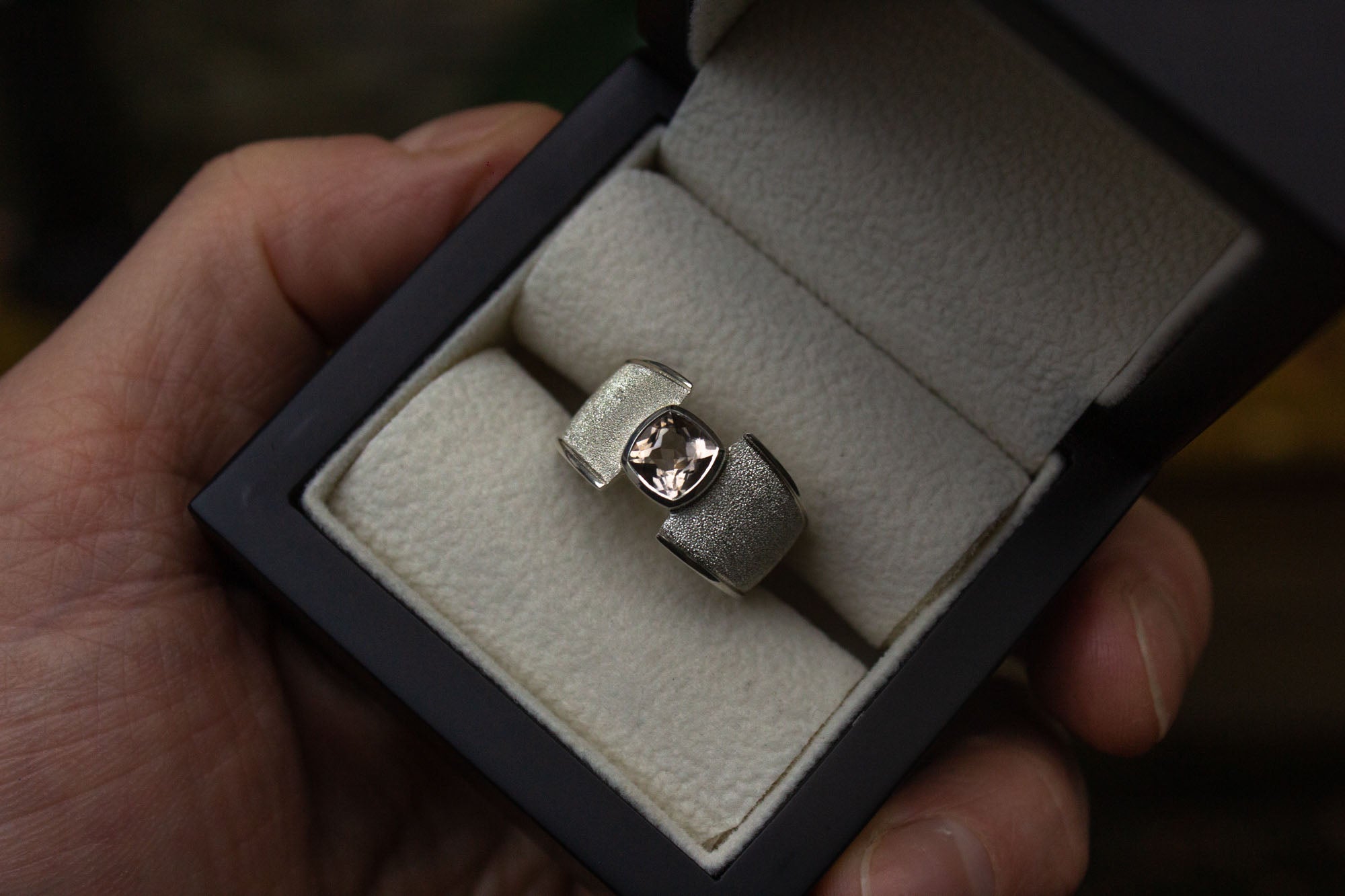 Moira Patience Bespoke Chunky Engagement Ring Edinburgh