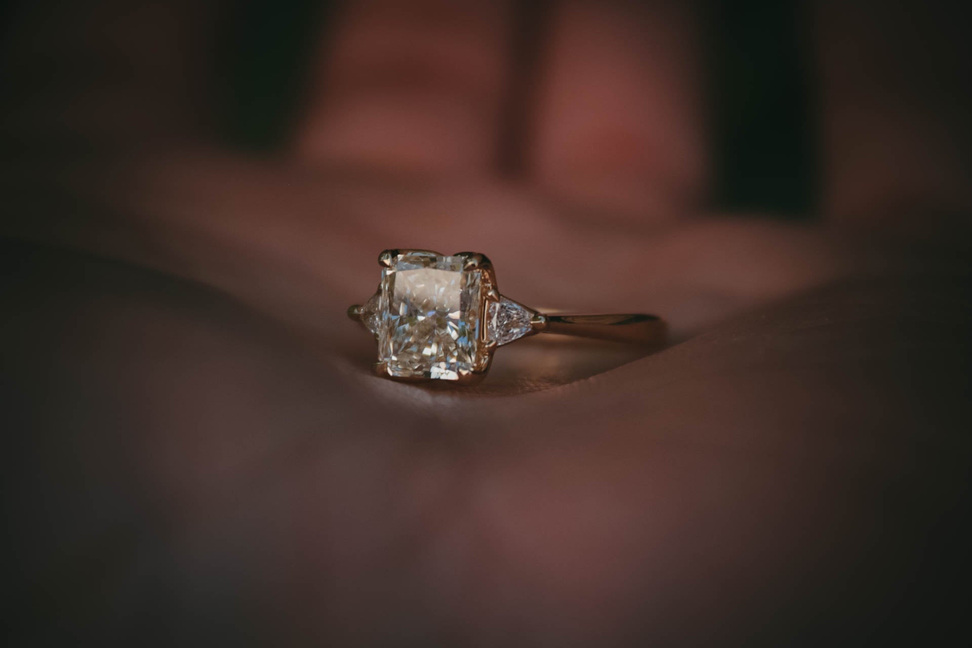 Moira Patience Bespoke Warm White Diamond Engagement Ring