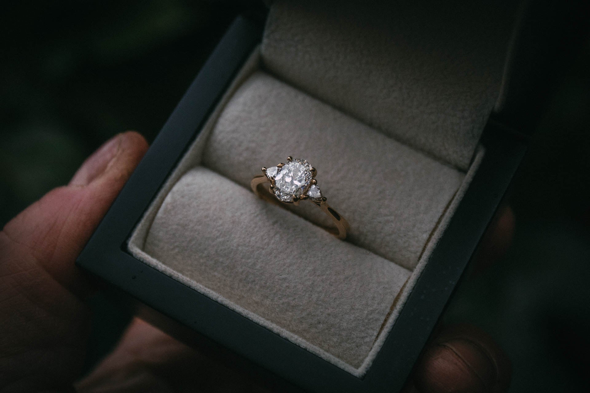 Custom Fidra Diamond Engagement Ring