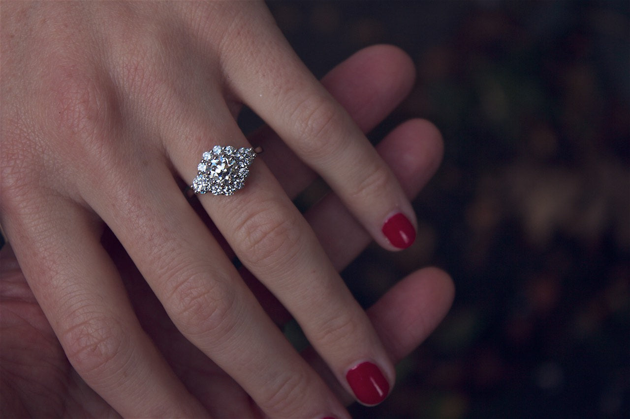 Moira Patience Fine Jewellery Edinburgh Bespoke Remodelled Diamond Engagement Ring