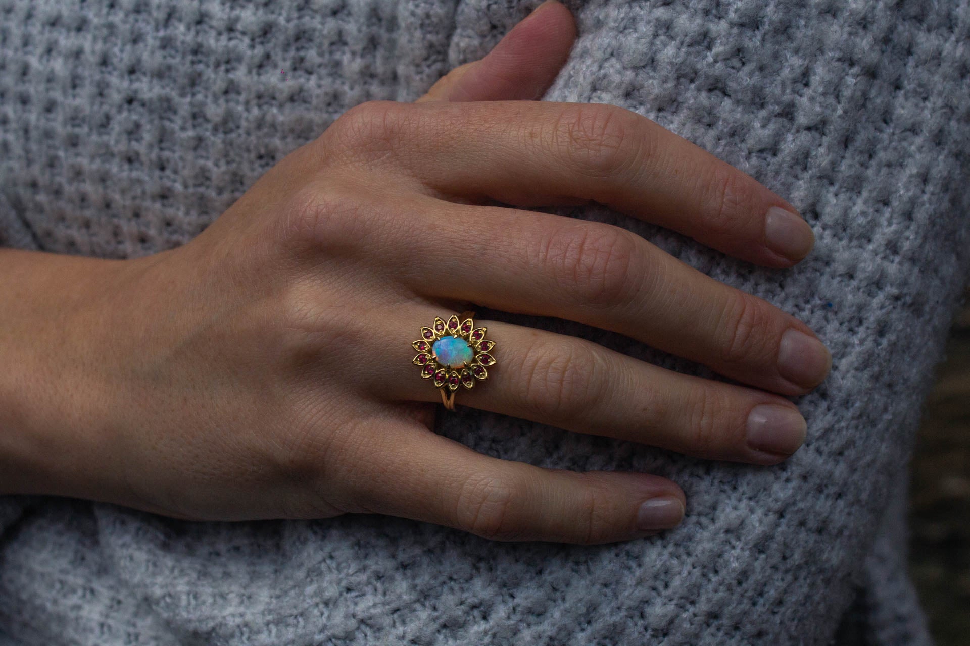 Moira Patience Fine Jewellery Floral Inspired Engagement Ring