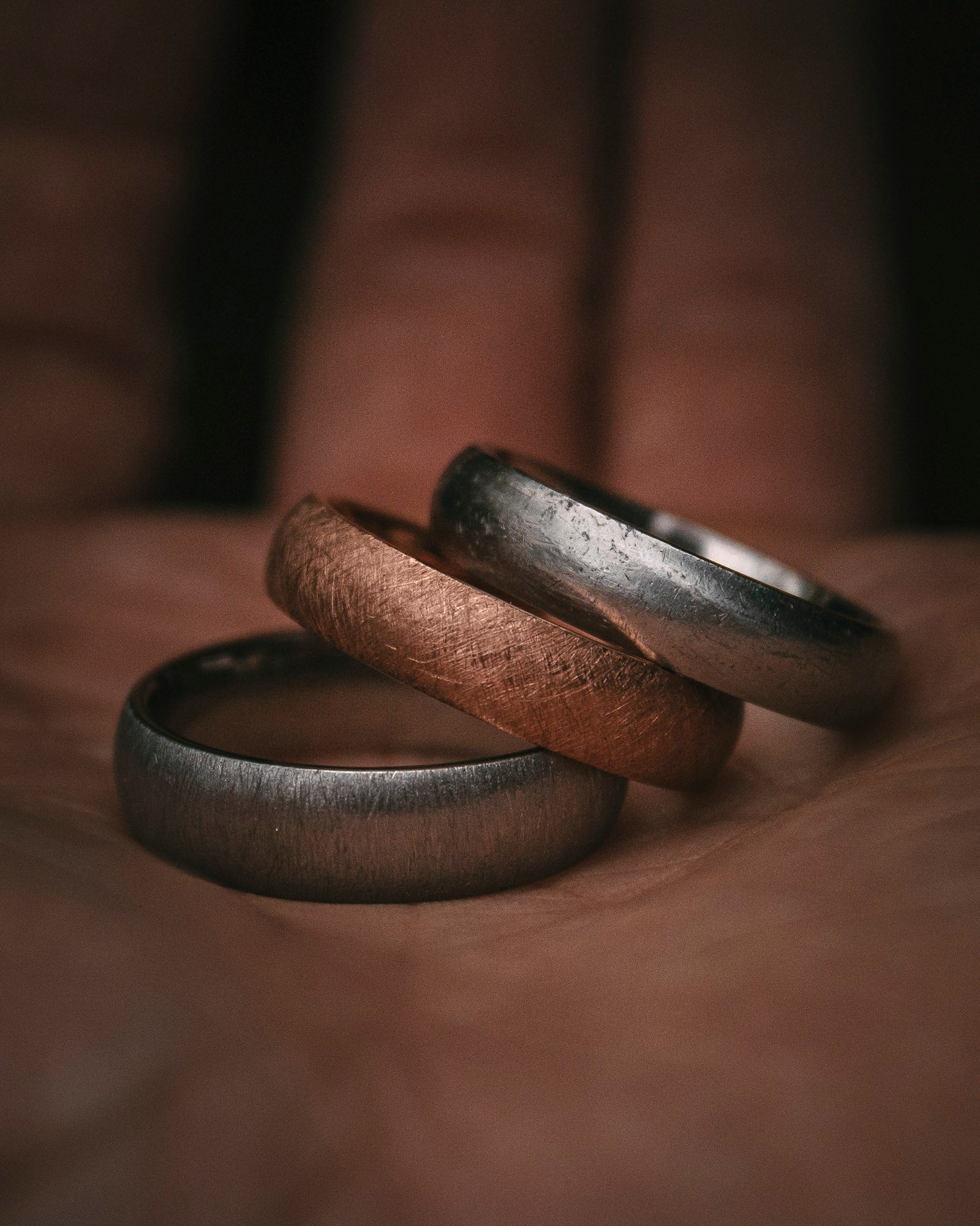 Textured Wedding Rings