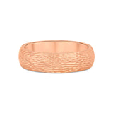 Moira Patience Fine Jewellery Signature Style Ripple Engraved Texture Wedding Band 
