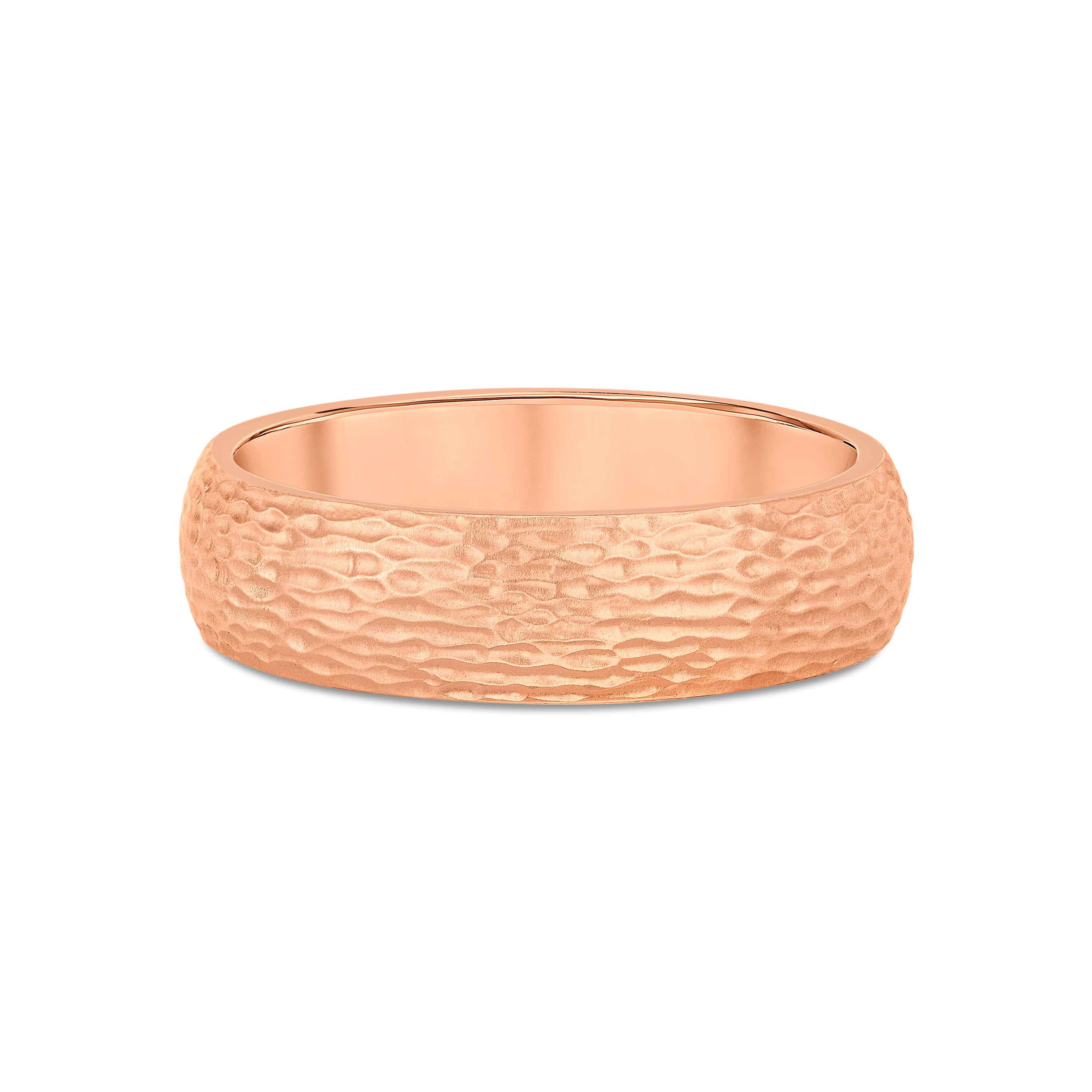 Moira Patience Fine Jewellery Signature Style Ripple Engraved Texture Wedding Band 