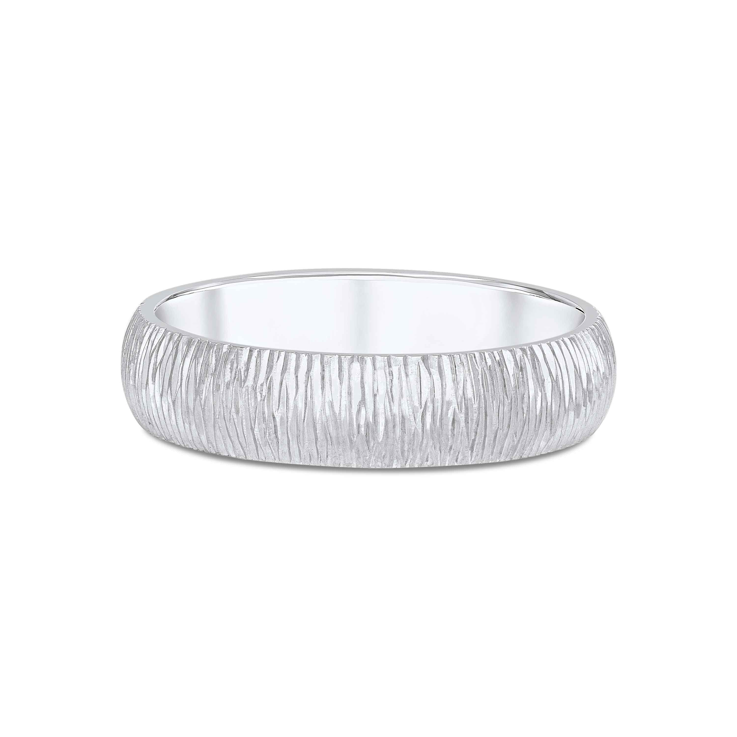 Silver Birch Wedding Band