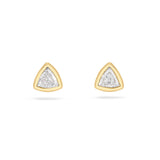 3mm Trillion Diamond Studs