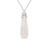 Aurora Quartz Crystal Drop Pendant