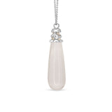 Aurora Quartz Crystal Drop Pendant