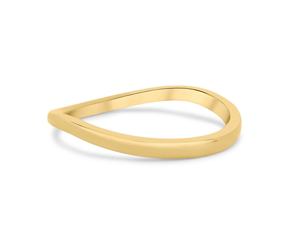 Moira Patience Fine Jewellery Curved Fitted Wedding Band