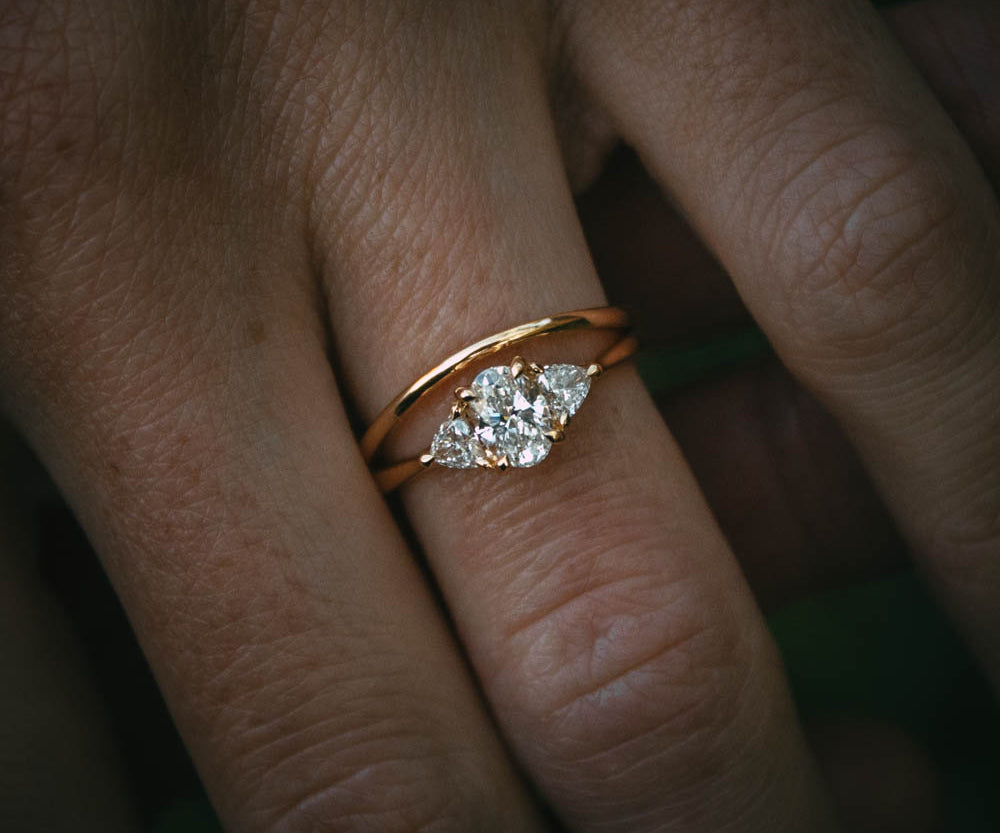 Moira Patience Fine Jewellery Curved Fitted Wedding Band