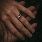 Moira Patience Fine Jewellery diamond and tourmaline toi et moi engagement ring in Edinburgh