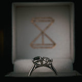 Moira Patience Fine Jewellery diamond and tourmaline toi et moi engagement ring in Edinburgh