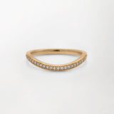 Curved Diamond Band