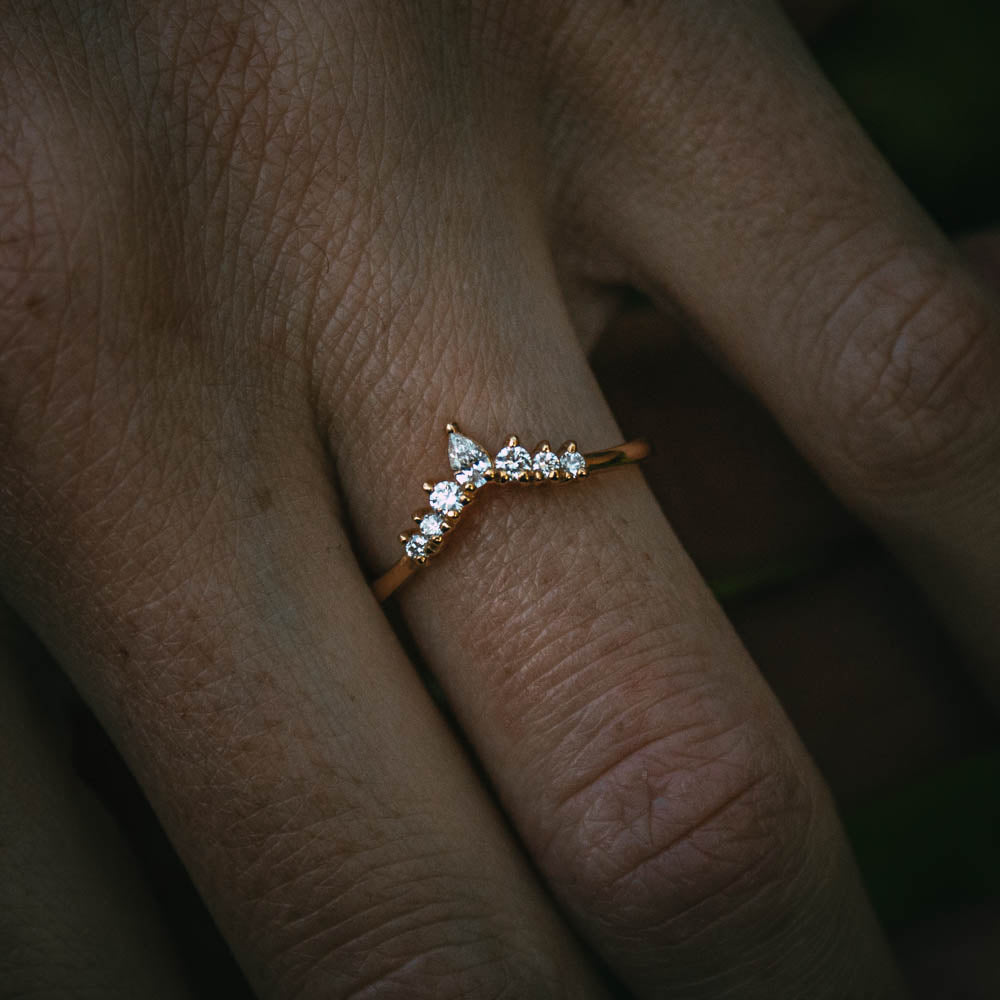 Moira Patience Fine Jewellery Fitted Wedding Ring Diamond Tiara