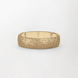 Engraved Crag Wedding Ring