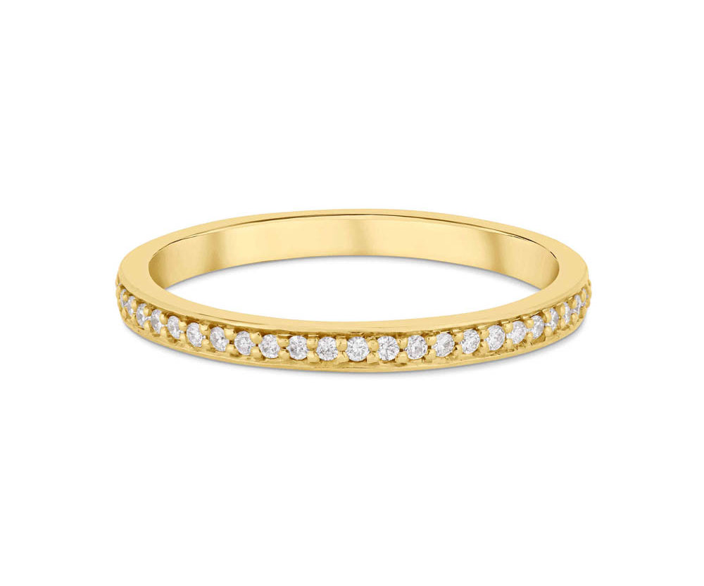 Moira Patience Fine Jewellery Pave Set Diamond Wedding Band