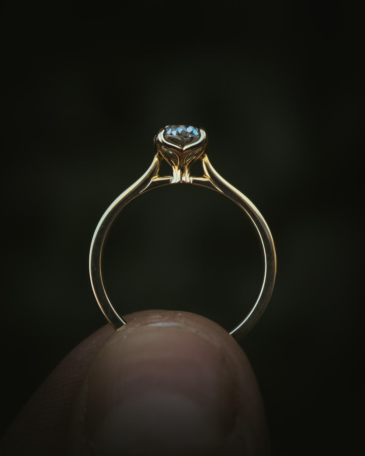 Baby Ran Ring Tirran Ring | Petal Setting | Old Cut Diamond – Moira Patience