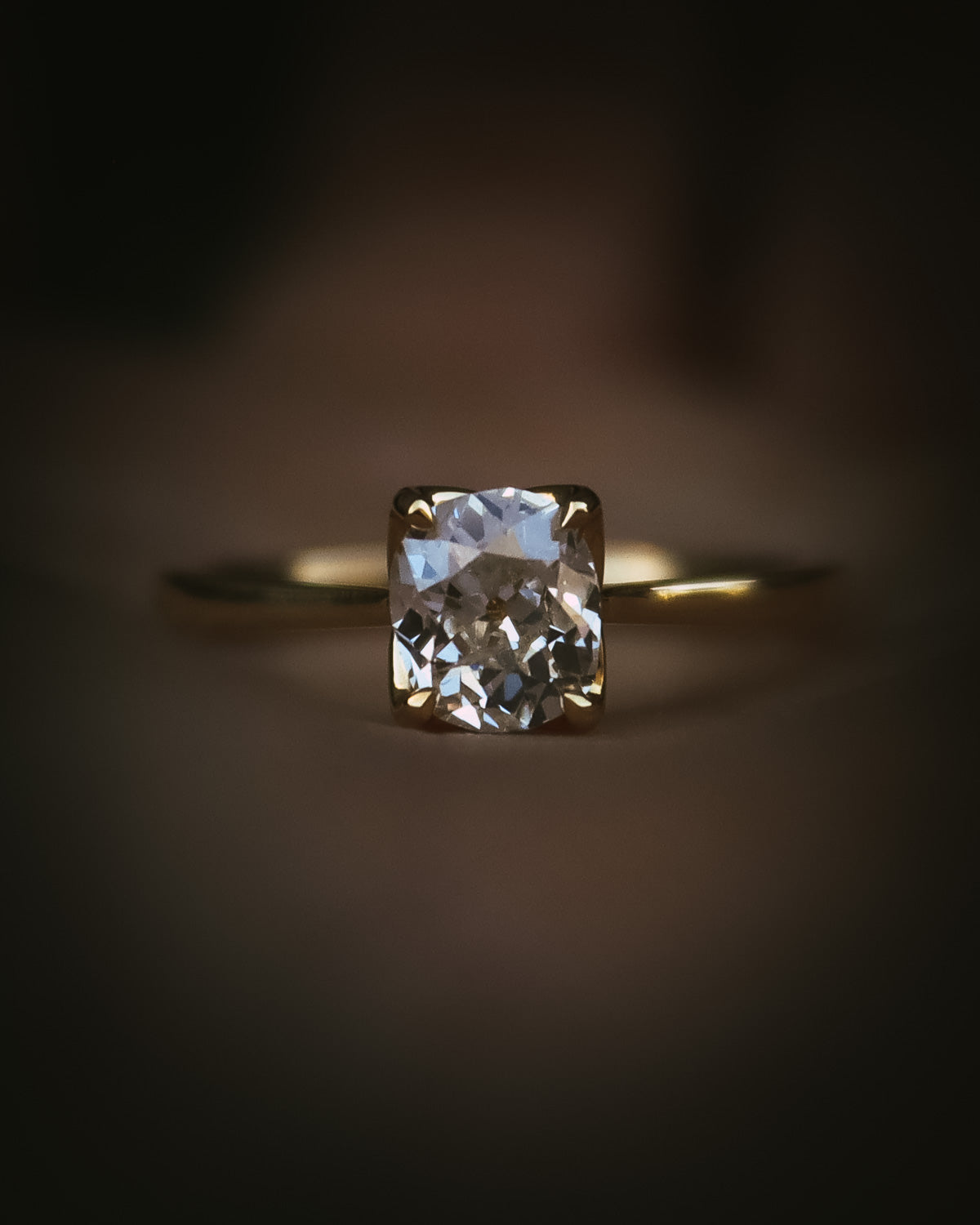 Baby Ran Ring Tirran Ring | Petal Setting | Old Cut Diamond – Moira Patience