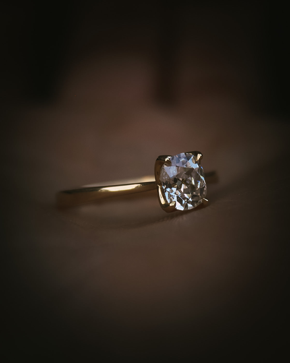Baby Ran Ring Tirran Ring | Petal Setting | Old Cut Diamond – Moira Patience