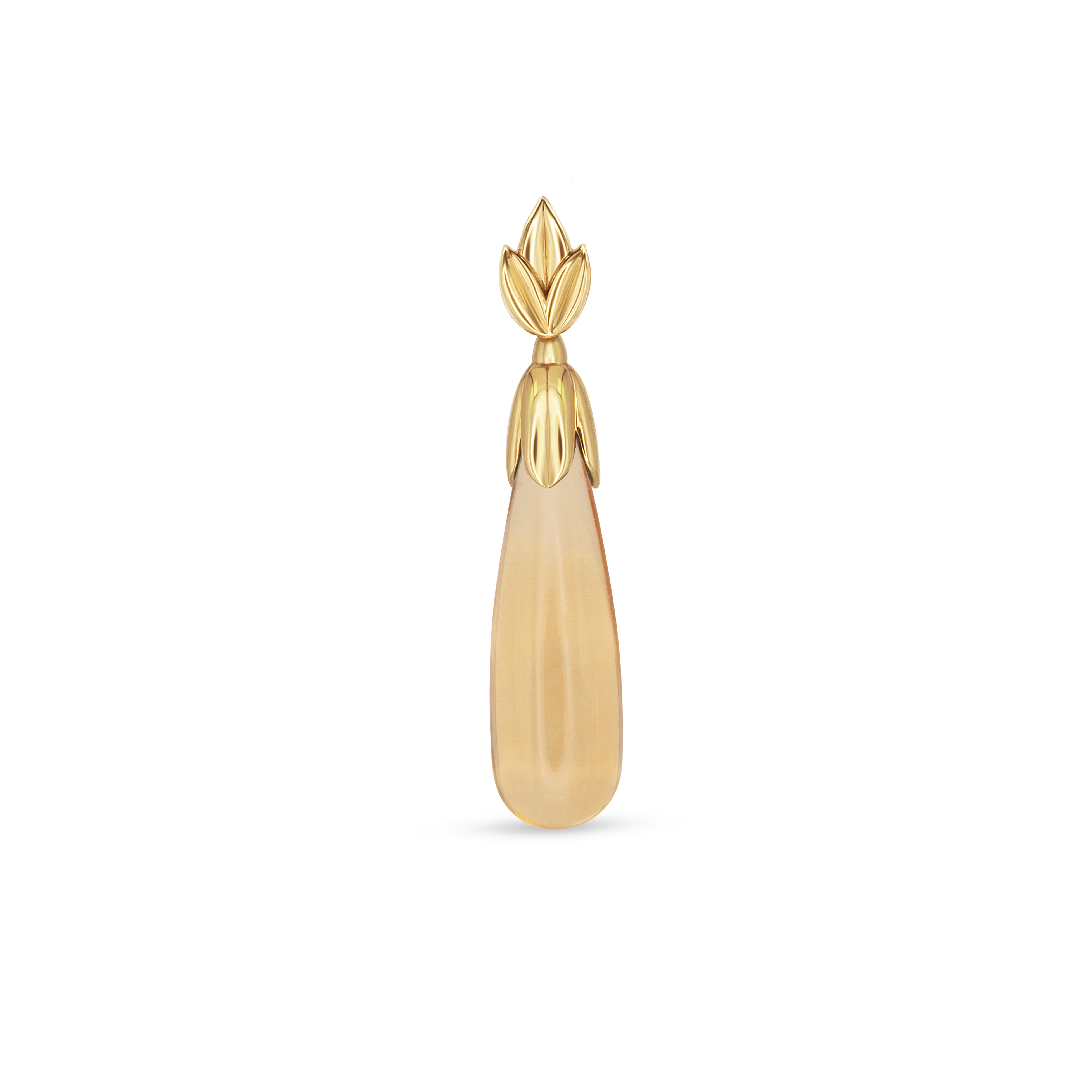 Snowdrop Citrine Drop Pendant
