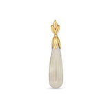 Moira Patience Fine Jewellery Snowdrop Green Quartz Drop Pendant Chain