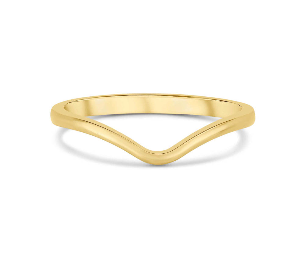 Moira Patience  U-shaped fitted wedding band