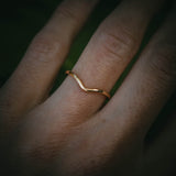 Moira Patience  U-shaped fitted wedding band