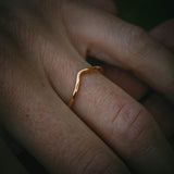Moira Patience  U-shaped fitted wedding band