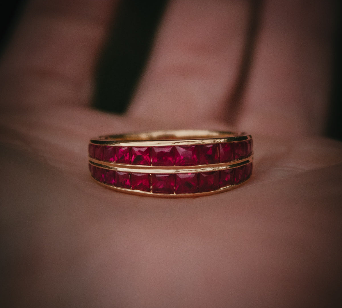 Bespoke ruby ring